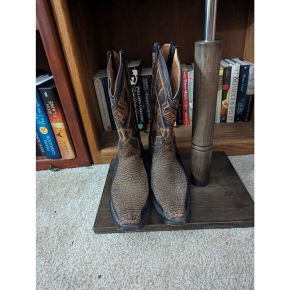 Centenario Mexico Men’s 28 US 9 Custom Mexican Western Cowboy Leather Boots - Picture 2 of 6